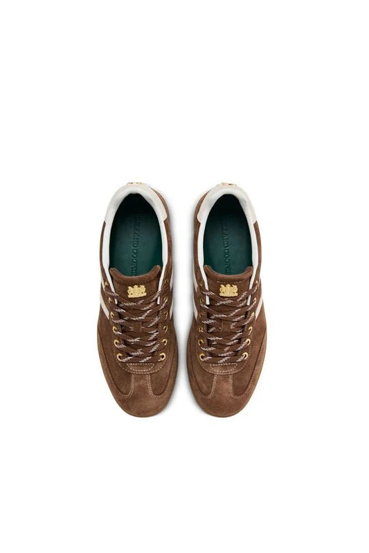 Young Ideas & Henmores -Knightsbridge Court Trainer -Chocolate Suede -4
