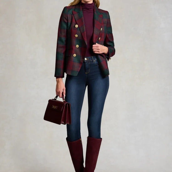 Young Ideas & Henmores -Knightsbridge Tartan Blazer -Mulberry Tartan -12