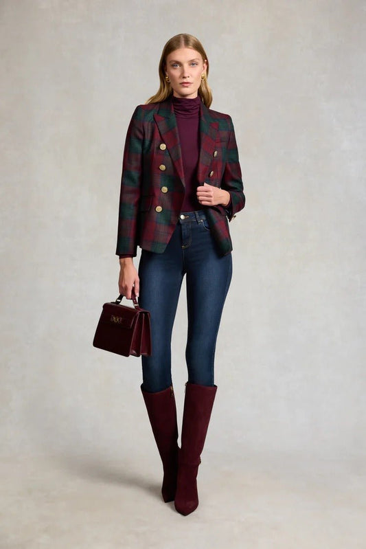 Young Ideas & Henmores -Knightsbridge Tartan Blazer -Mulberry Tartan -12