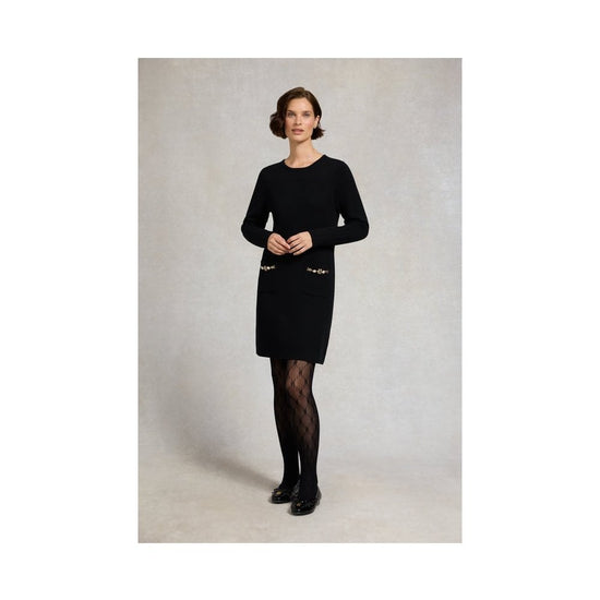 Young Ideas/Henmores - Laura Shift Dress - Black - S