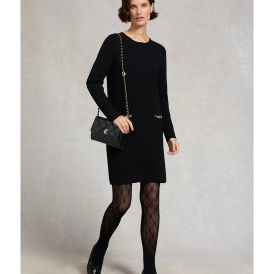 Young Ideas/Henmores - Laura Shift Dress - Black - S