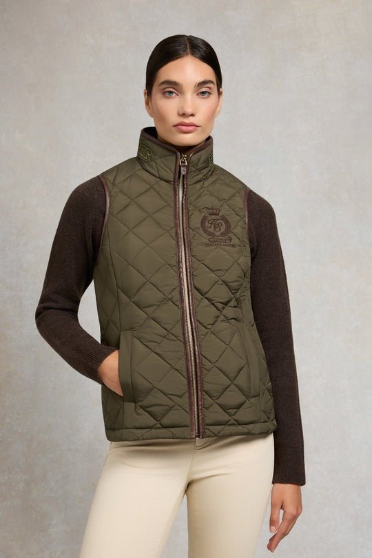 Young Ideas/Henmores - Lightweight Country Gilet - Khaki - XS