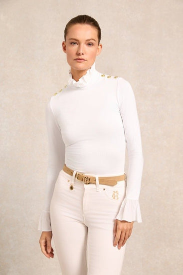 Young Ideas/Henmores - Lilibet Jersey Tee - White - XS