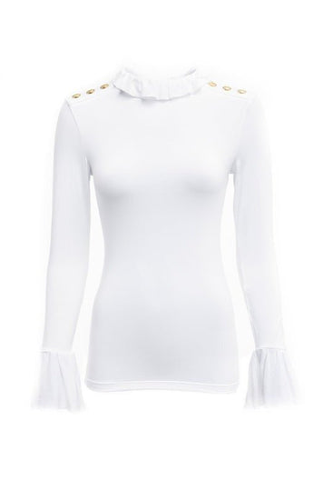 Young Ideas/Henmores - Lilibet Jersey Tee - White - XS