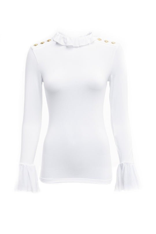 Young Ideas/Henmores - Lilibet Jersey Tee - White - XS