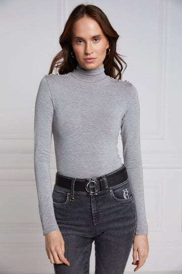 Young Ideas/Henmores - Long Sleeve Bodysuit - Grey Marl - M