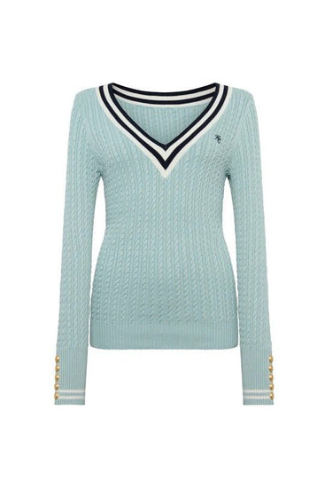 Young Ideas & Henmores - Lucy Knit - Aqua - XS