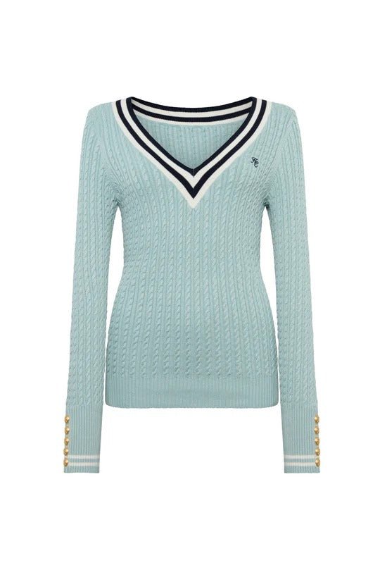 Young Ideas & Henmores - Lucy Knit - Aqua - XS