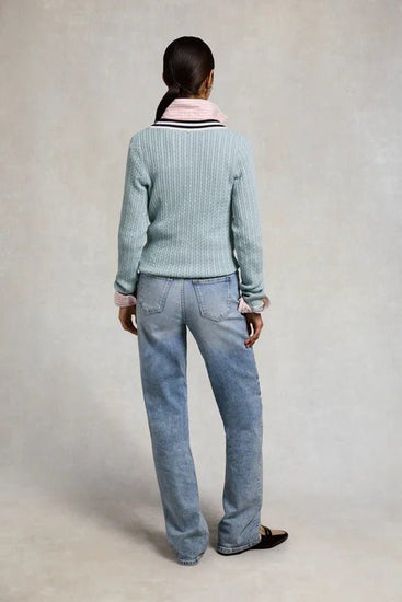 Young Ideas & Henmores - Lucy Knit - Aqua - XS