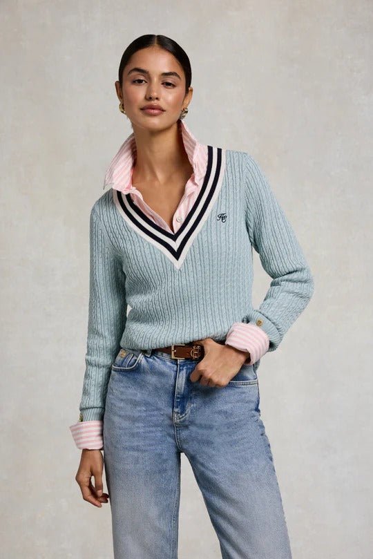 Young Ideas & Henmores - Lucy Knit - Aqua - XS