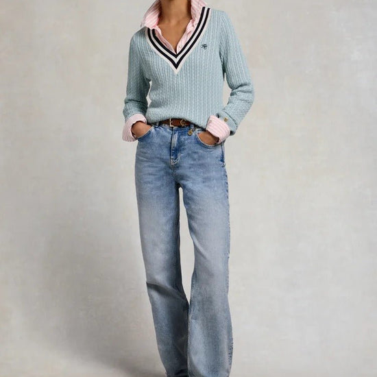Young Ideas & Henmores - Lucy Knit - Aqua - XS