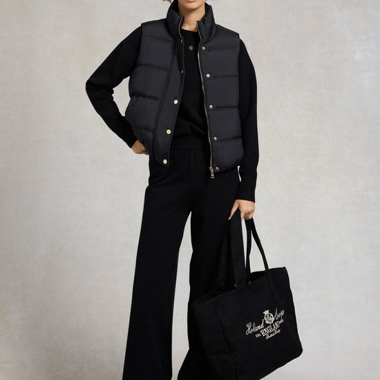 Young Ideas/Henmores - Maria Knitted Wide Leg Pant - Black - XS