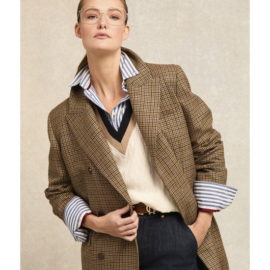 Young Ideas/Henmores - Melissa V Neck Knit - Ink Navy - XS