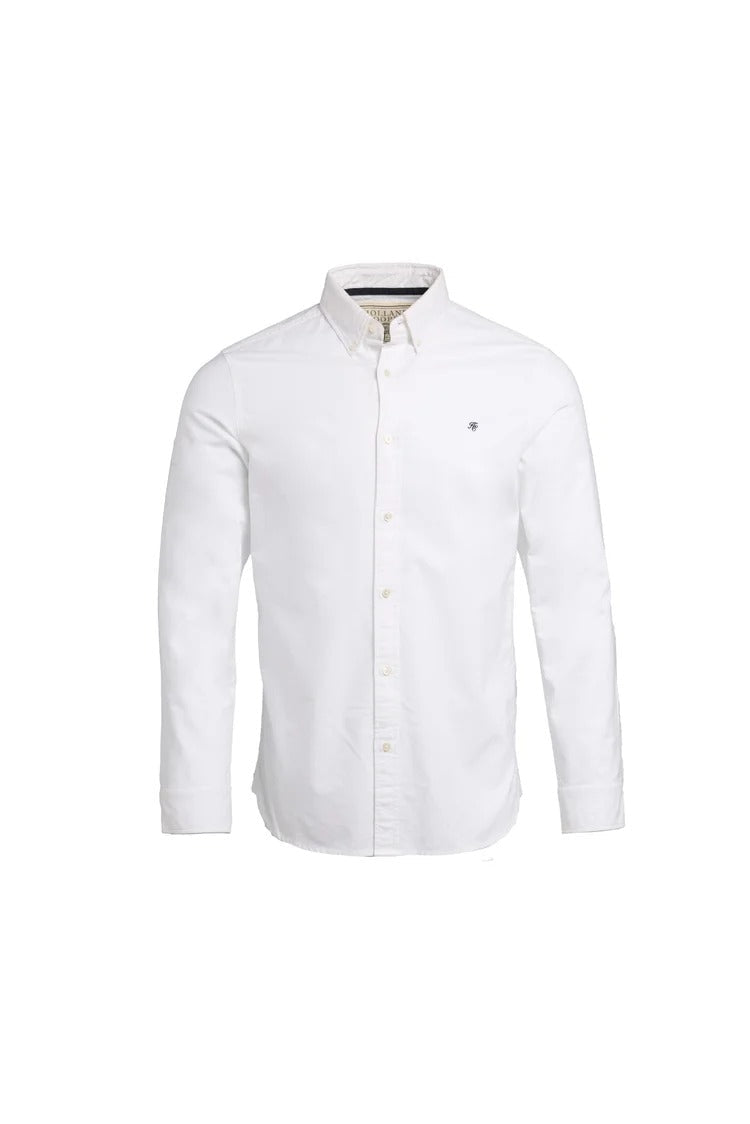 Young Ideas & Henmores -Men's Classic Oxford Shirt -White -M