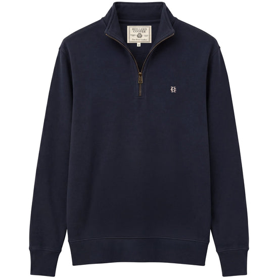 Young Ideas & Henmores -Men's Classic Quarter Zip Sweat -Ink Navy -L