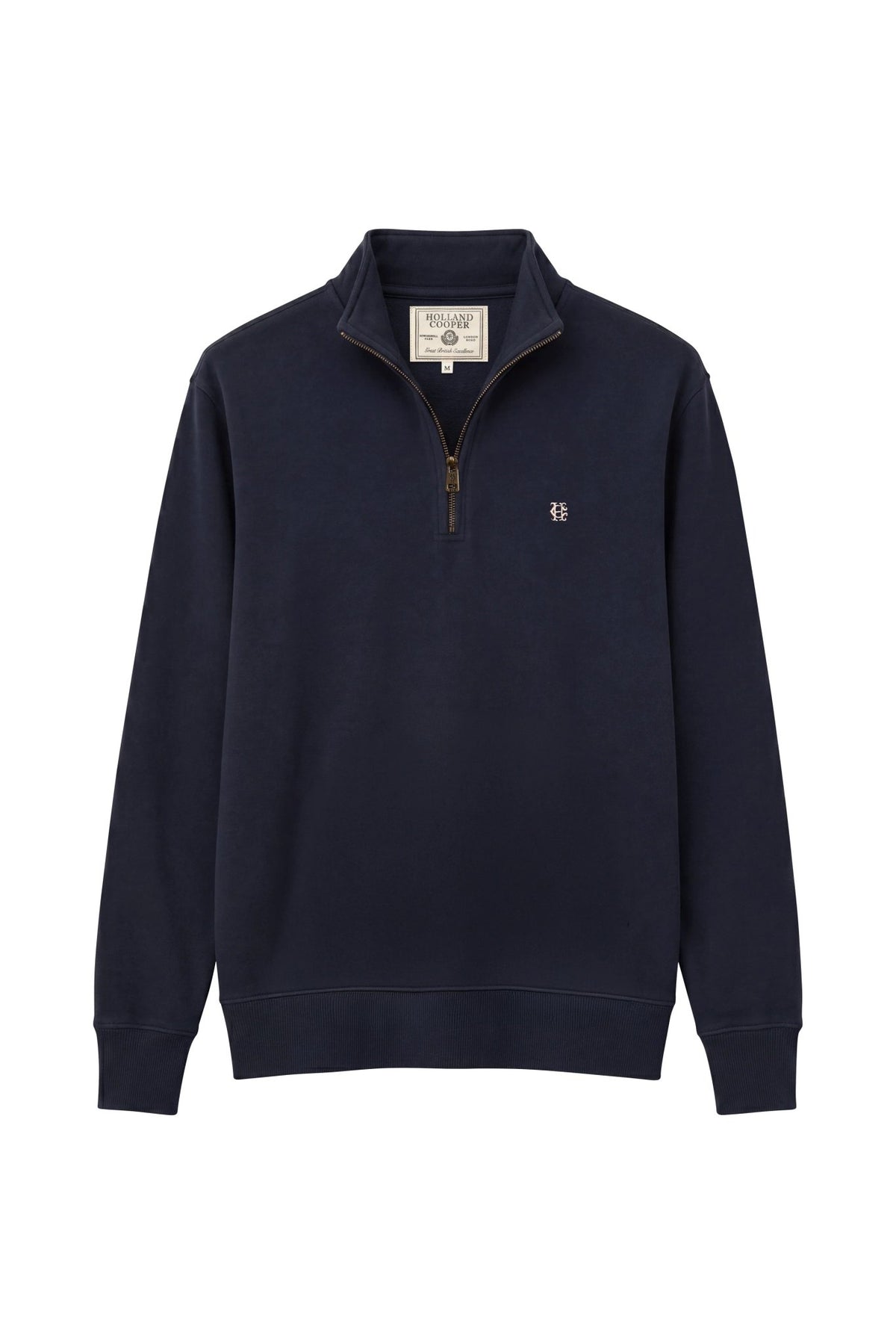Young Ideas & Henmores -Men's Classic Quarter Zip Sweat -Ink Navy -L