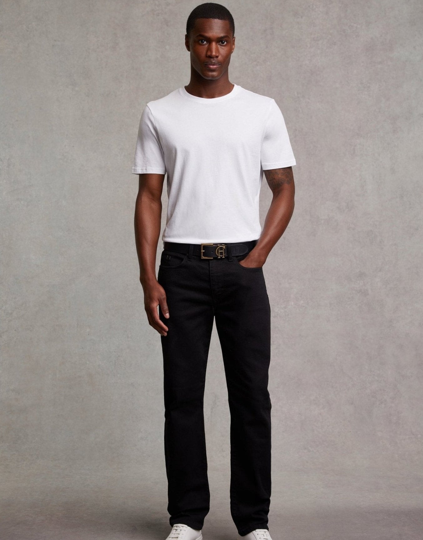 Young Ideas/Henmores - Mens Classic Straight Jean - Black - 32/32