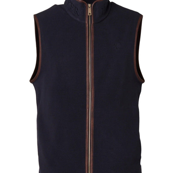 Young Ideas & Henmores - Mens Country Fleece Gilet - Khaki - S