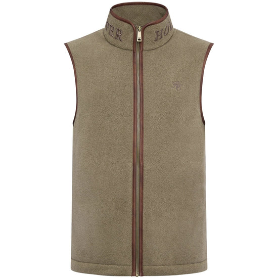 Young Ideas & Henmores - Mens Country Fleece Gilet - Khaki - S