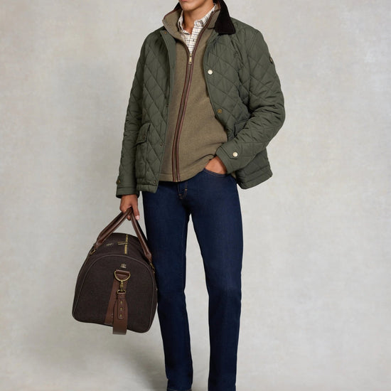 Young Ideas & Henmores - Mens Country Fleece Gilet - Khaki - S