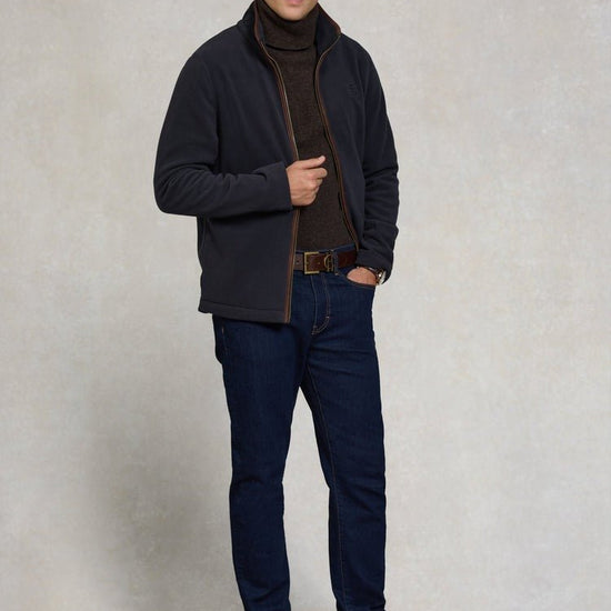 Young Ideas/Henmores - Men's Country Fleece Jacket - Ink Navy - M
