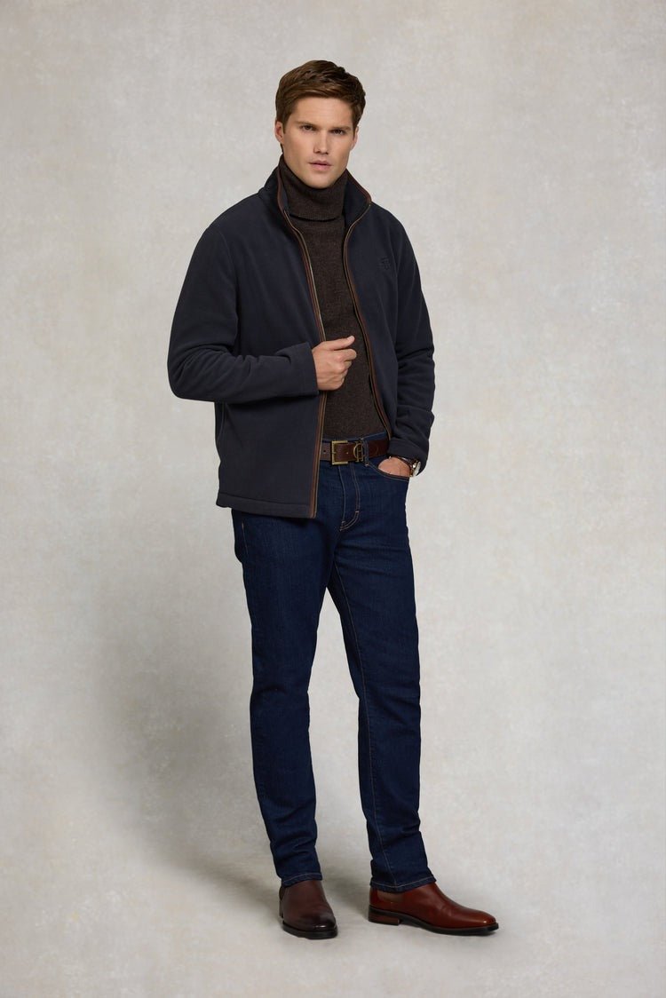 Young Ideas/Henmores - Men's Country Fleece Jacket - Ink Navy - M