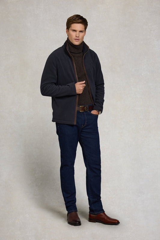 Young Ideas/Henmores - Men's Country Fleece Jacket - Ink Navy - M
