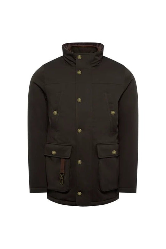 Young Ideas & Henmores -Men's Stamford Field Coat -Chocolate -L