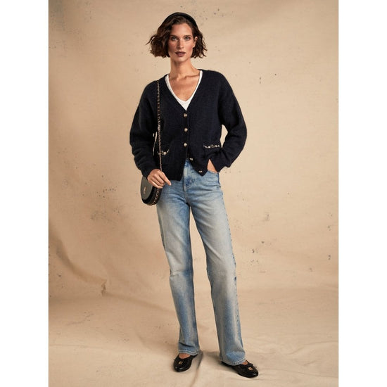 Young Ideas/Henmores - Mila Cardigan - Ink Navy - XS