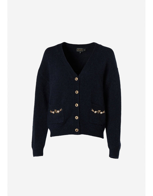 Young Ideas/Henmores - Mila Cardigan - Ink Navy - XS