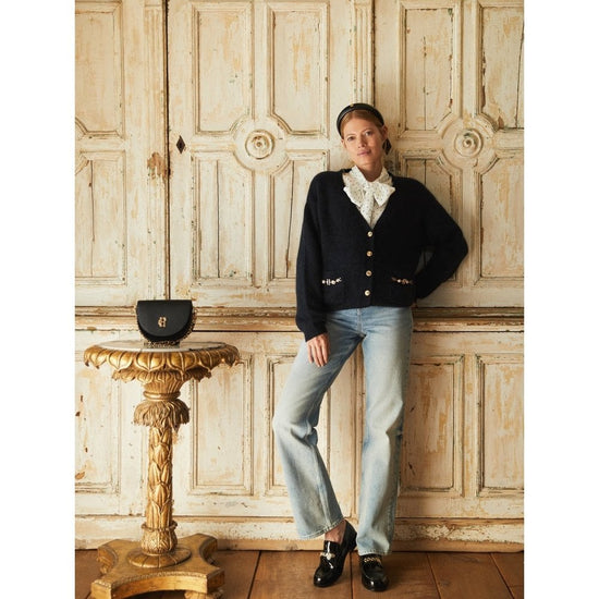 Young Ideas/Henmores - Mila Cardigan - Ink Navy - XS
