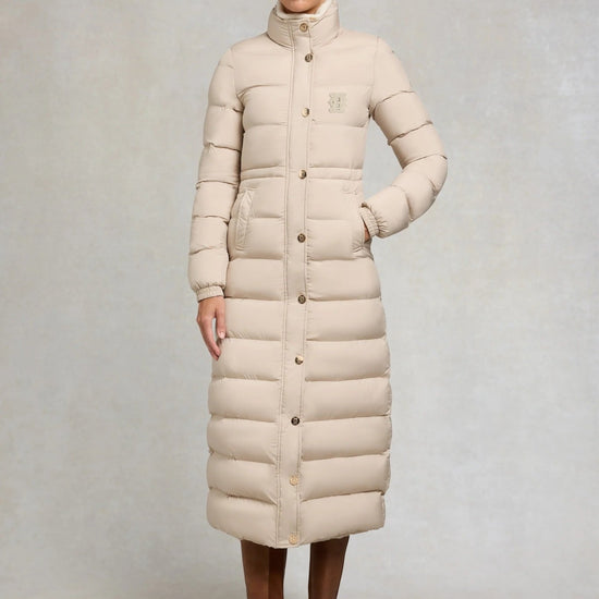 Young Ideas & Henmores -Milton Longline Coat -Putty -L