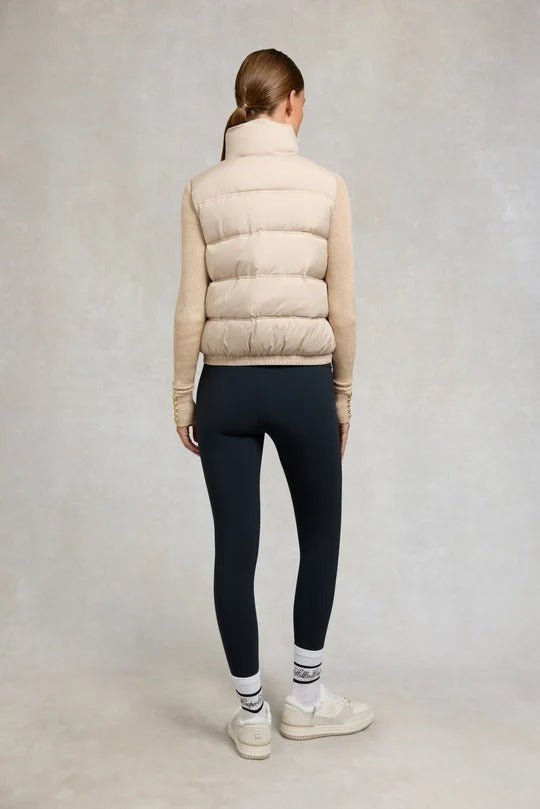 Young Ideas & Henmores -Milton Padded Gilet -Putty -L