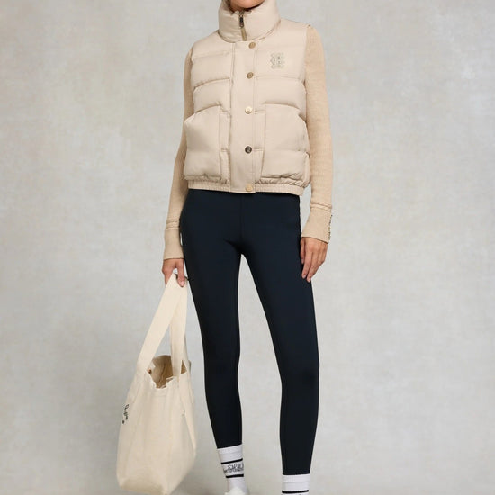 Young Ideas & Henmores -Milton Padded Gilet -Putty -L