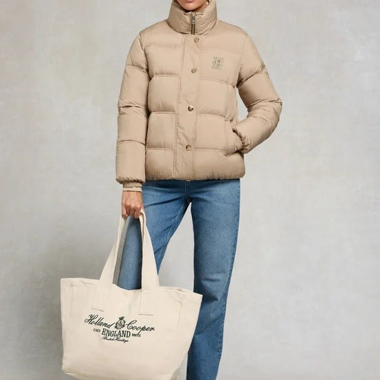 Young Ideas & Henmores -Milton Padded Jacket -Light Taupe -L