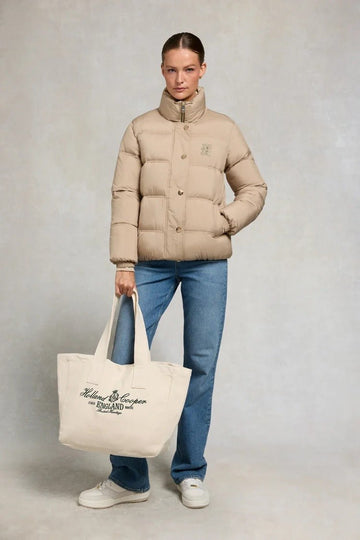 Young Ideas & Henmores -Milton Padded Jacket -Light Taupe -L