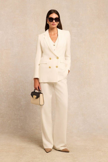 Young Ideas/Henmores - Mini Cheltenham Bag - Cream Navy - OS