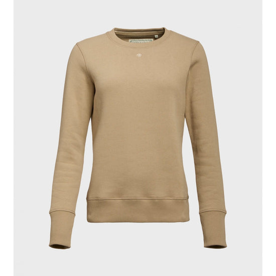 Young Ideas/Henmores - Monogram Crew Neck Sweatshirt - Oatmeal - XS