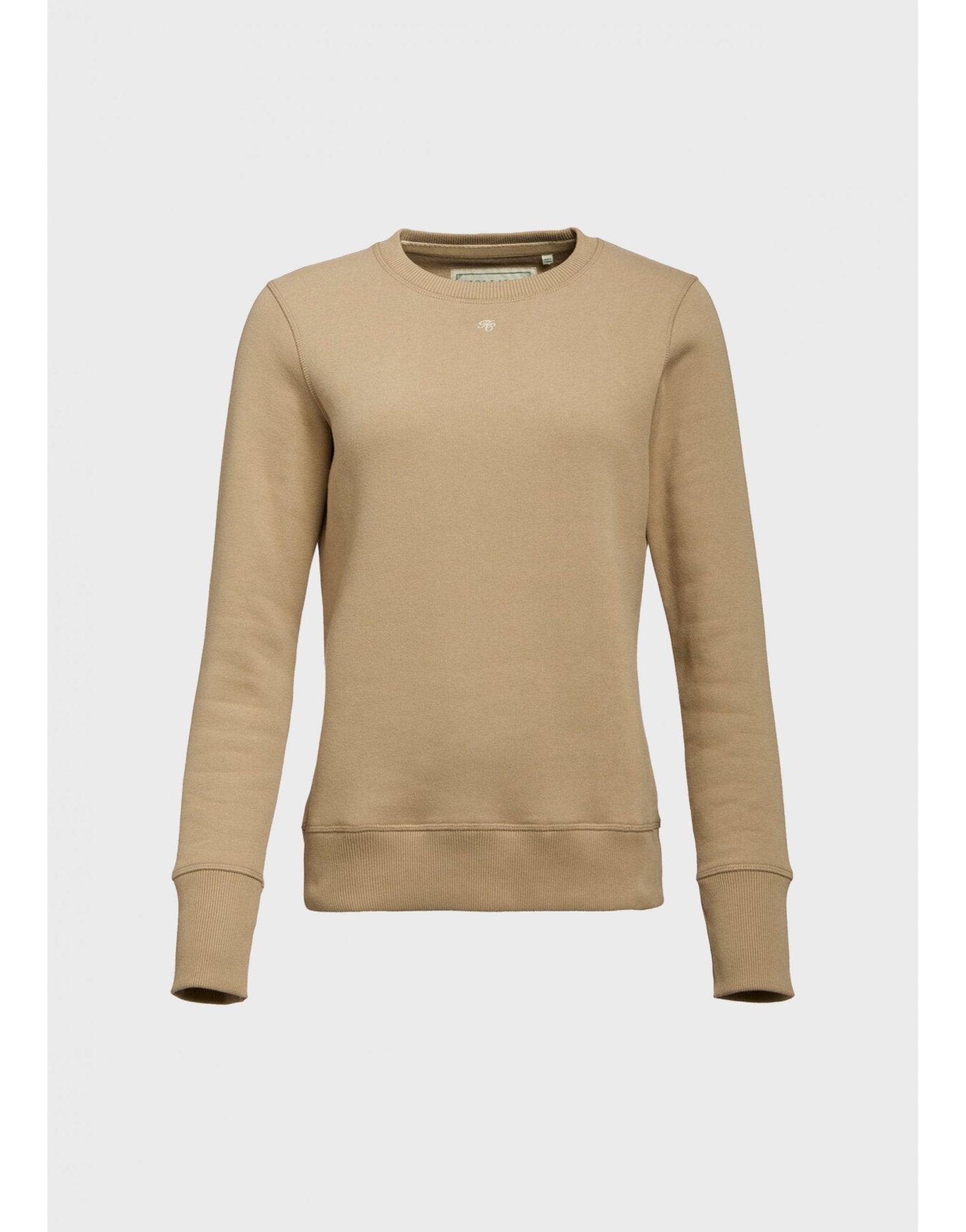 Young Ideas/Henmores - Monogram Crew Neck Sweatshirt - Oatmeal - XS