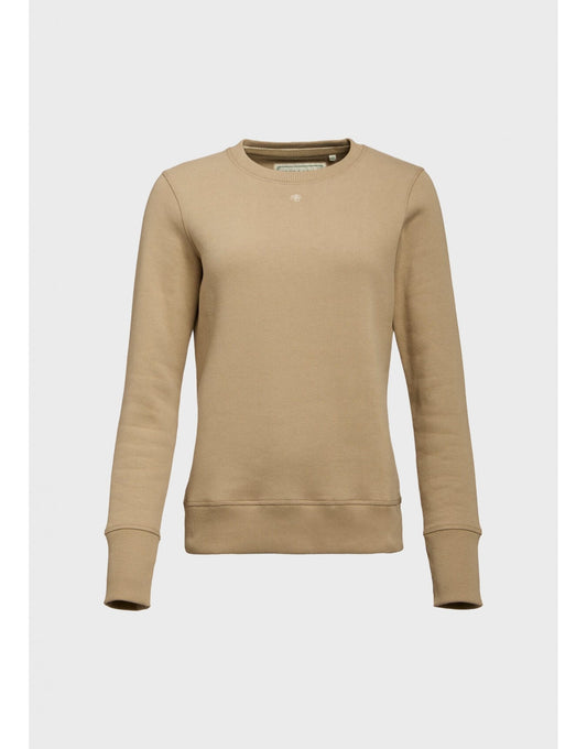 Young Ideas/Henmores - Monogram Crew Neck Sweatshirt - Oatmeal - XS