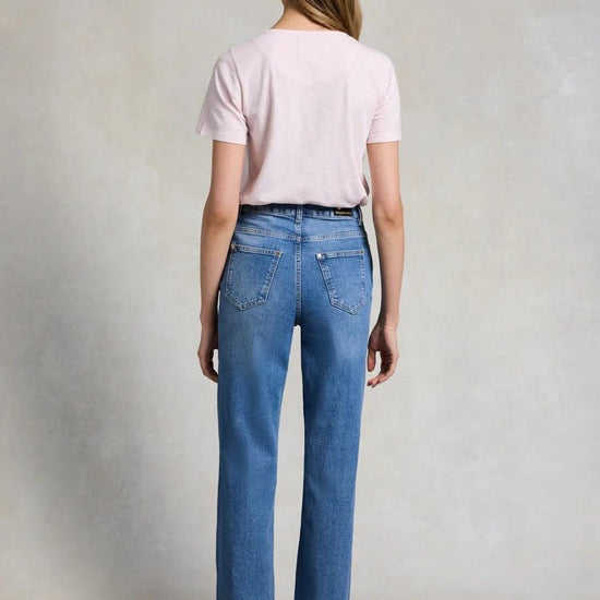 Young Ideas & Henmores - Monogram T-Shirt - Pale Pink - XS