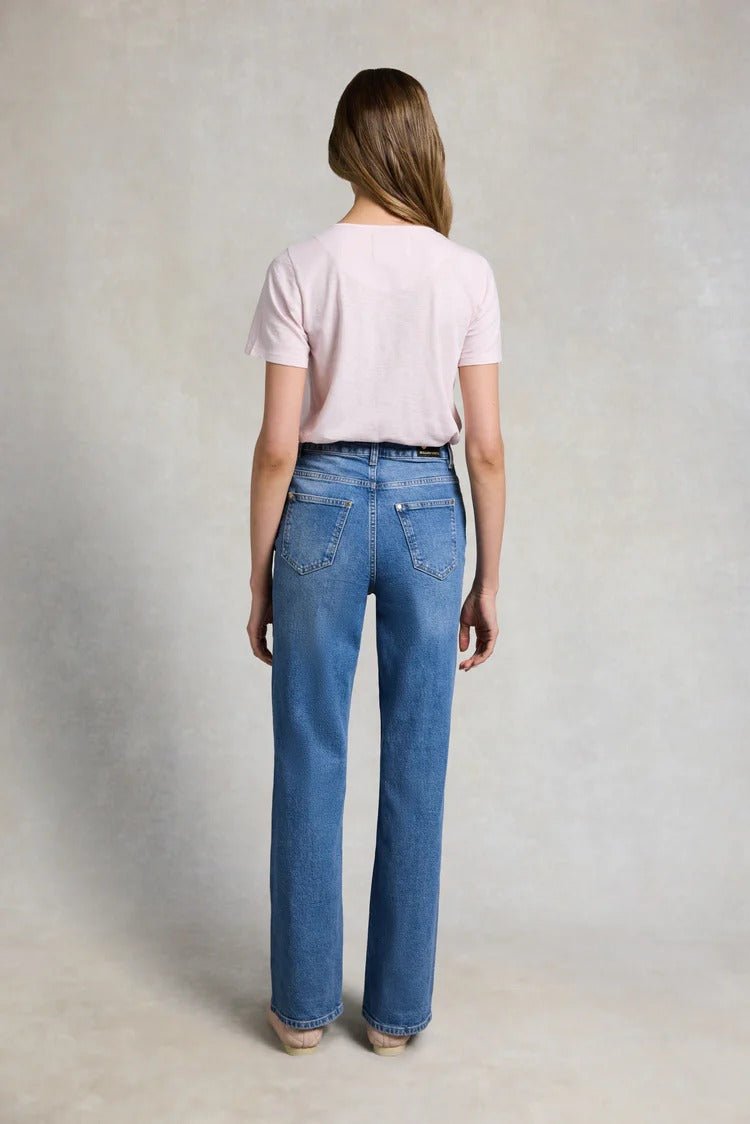 Young Ideas & Henmores - Monogram T-Shirt - Pale Pink - XS