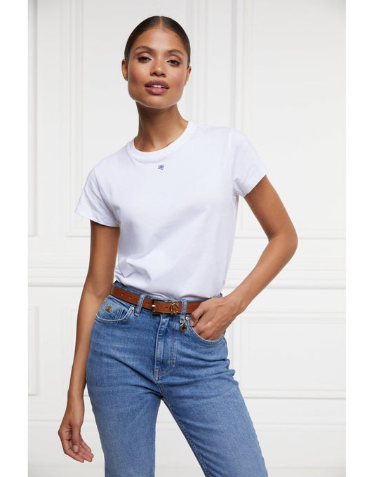 Young Ideas/Henmores - Monogram T-Shirt - White - XS