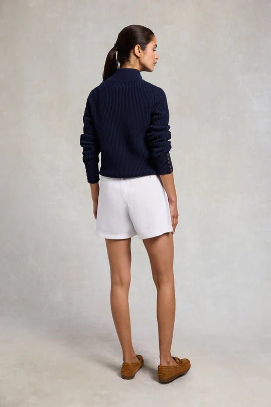 Young Ideas & Henmores - Northleach Cardigan - Ink Navy - XS