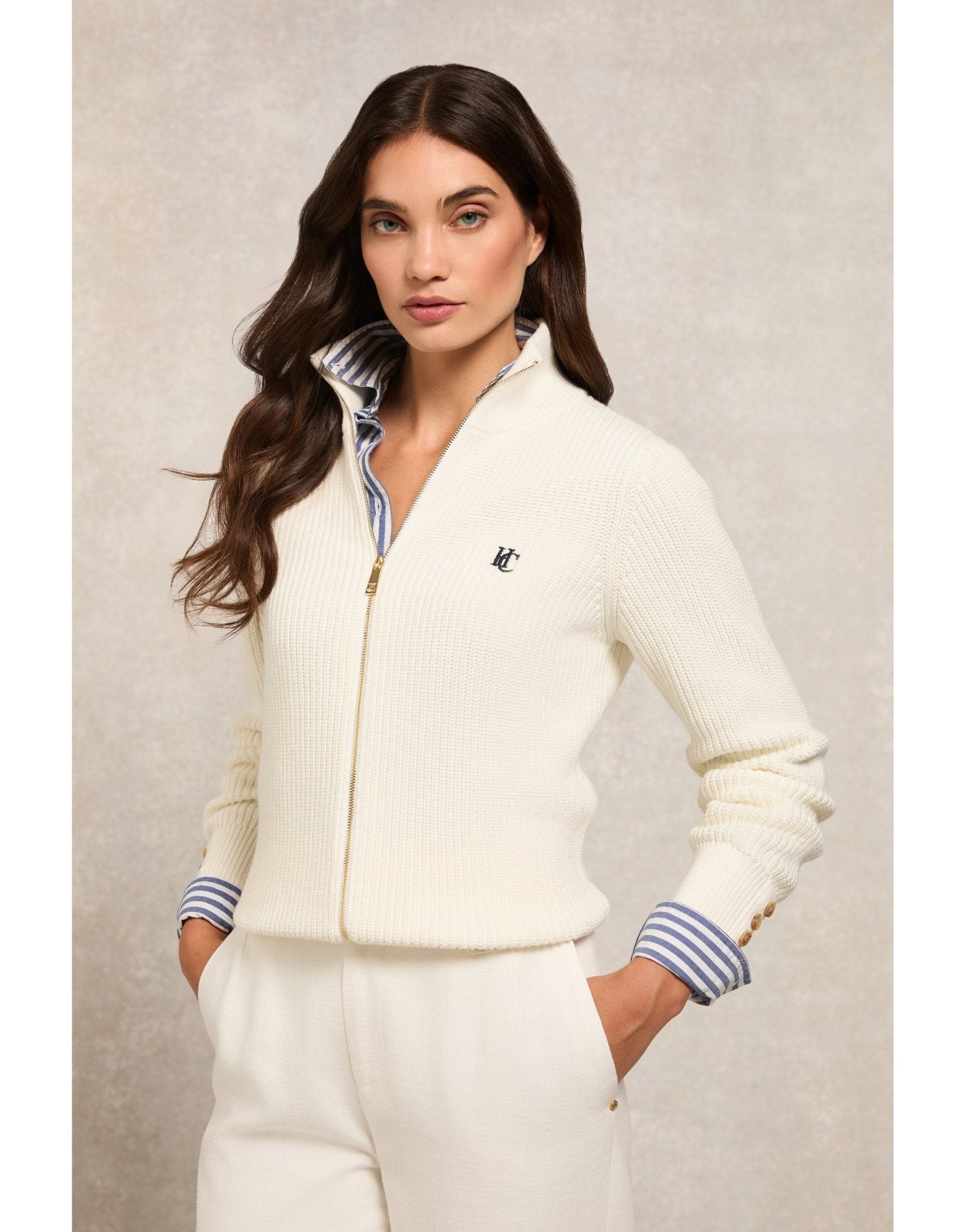 Young Ideas/Henmores - Northleach Cardigan - Natural - XS