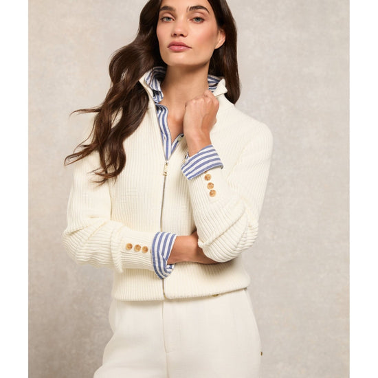 Young Ideas/Henmores - Northleach Cardigan - Natural - XS