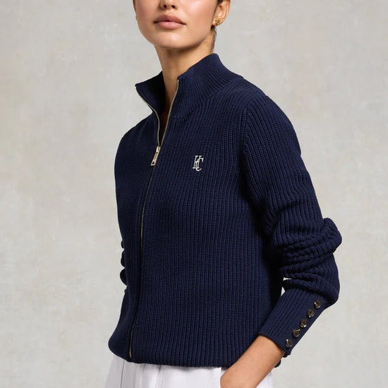 Young Ideas & Henmores - Northleach Cardigan - Ink Navy - XS