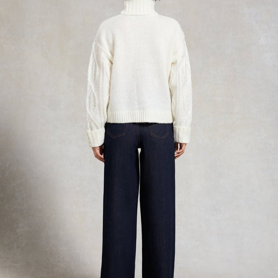 Young Ideas/Henmores - Noveli Roll Neck Knit - Natural - XS