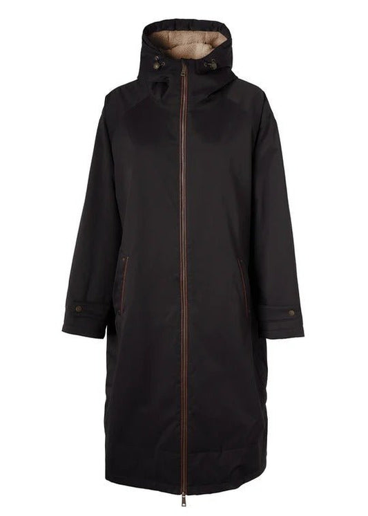 Young Ideas & Henmores -One-Size Waterproof Coat -Chocolate -OS