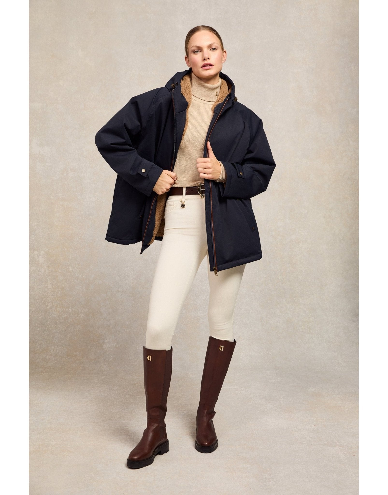 Young Ideas/Henmores - One - Size Waterproof Jacket - Chocolate - OS